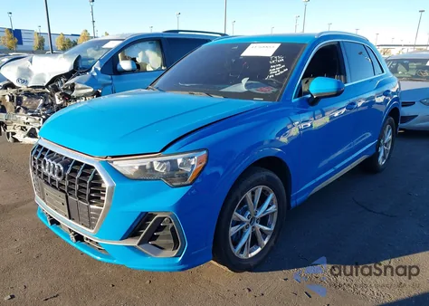 2022 Audi Q3 Premium 45 Tfsi S Line Quattro Tiptronic z USA, uszkodzony, nr VIN WA1DECF37N1149586